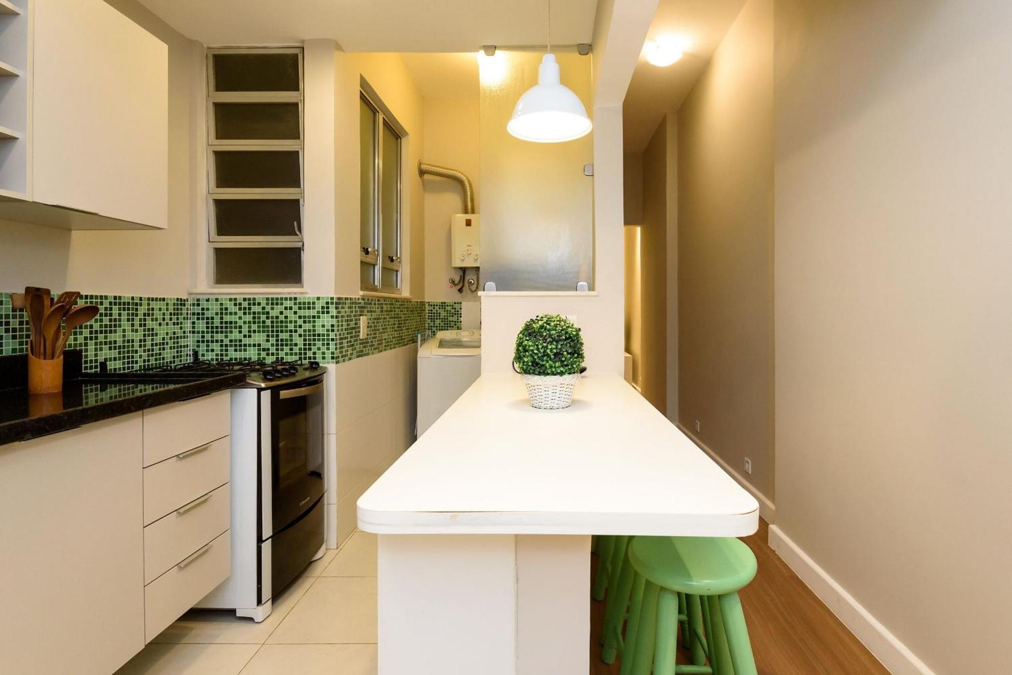 Apartamento Moderno Em Copacabana | Sl 363/109 Rio de Janeiro Luaran gambar
